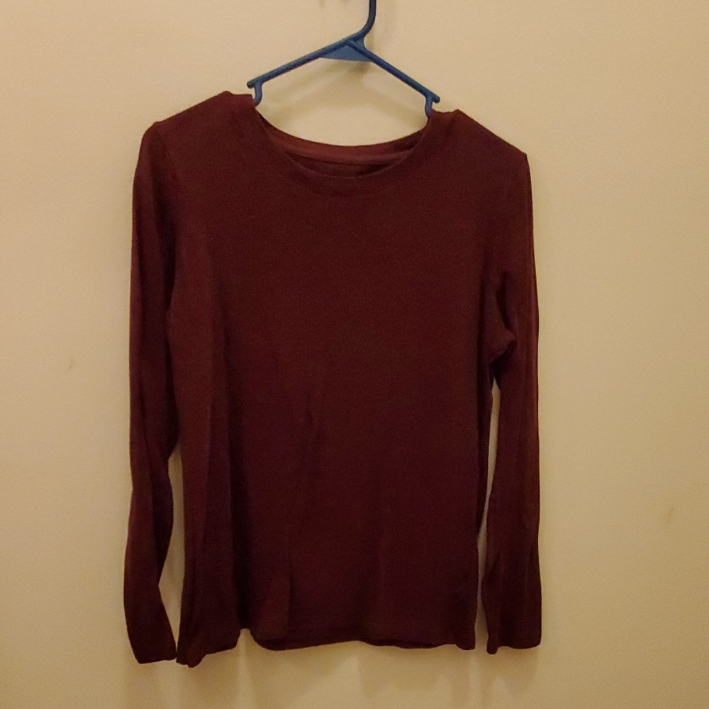 Maroon Long-sleeve